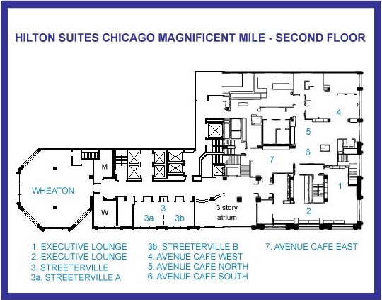 Hilton Suites Chicago Magnificent Mile - Second Floor