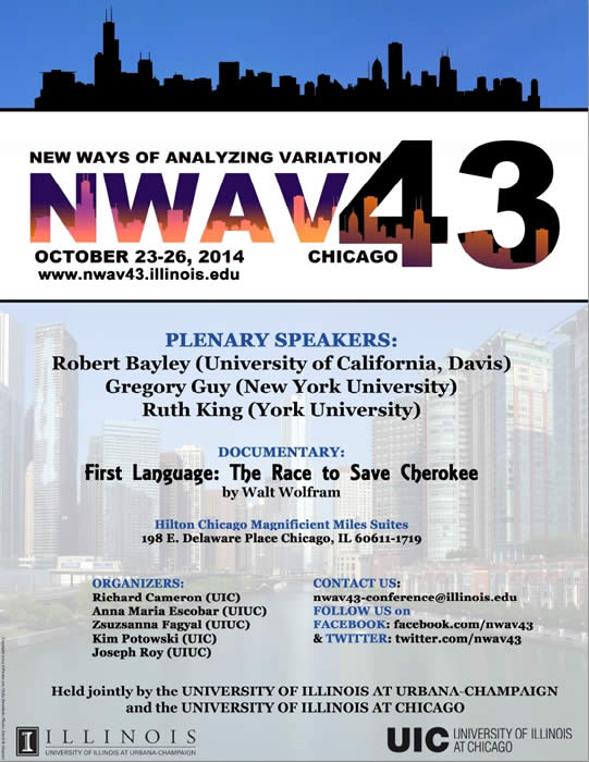 NWAV43 Poster